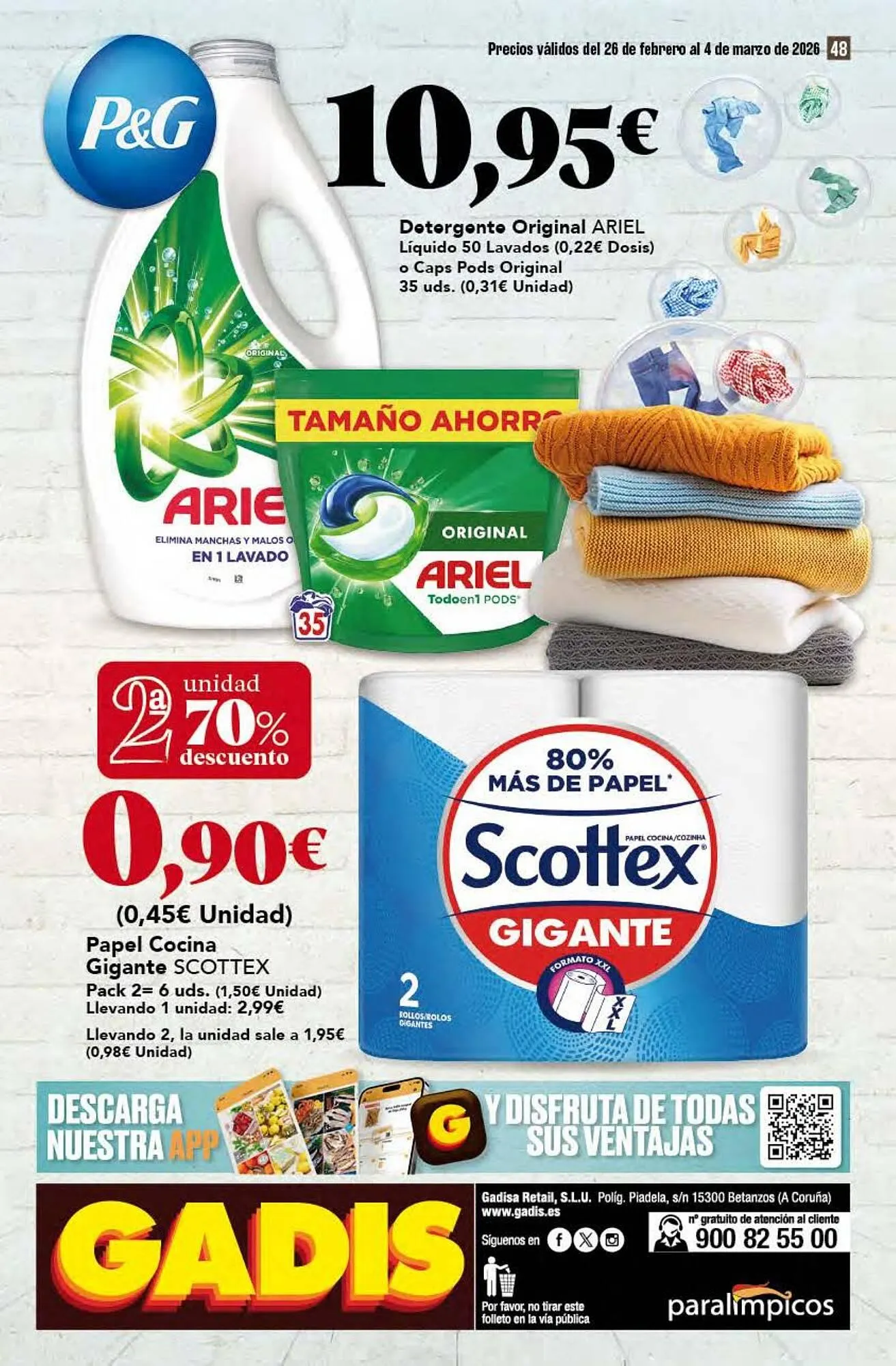 Catálogo de Folleto Gadis 26 de febrero al 4 de marzo 2026 - Página 48