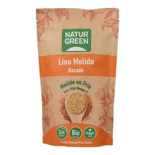 Semillas de Lino Dorado Molido Bio Naturgreen 225 g