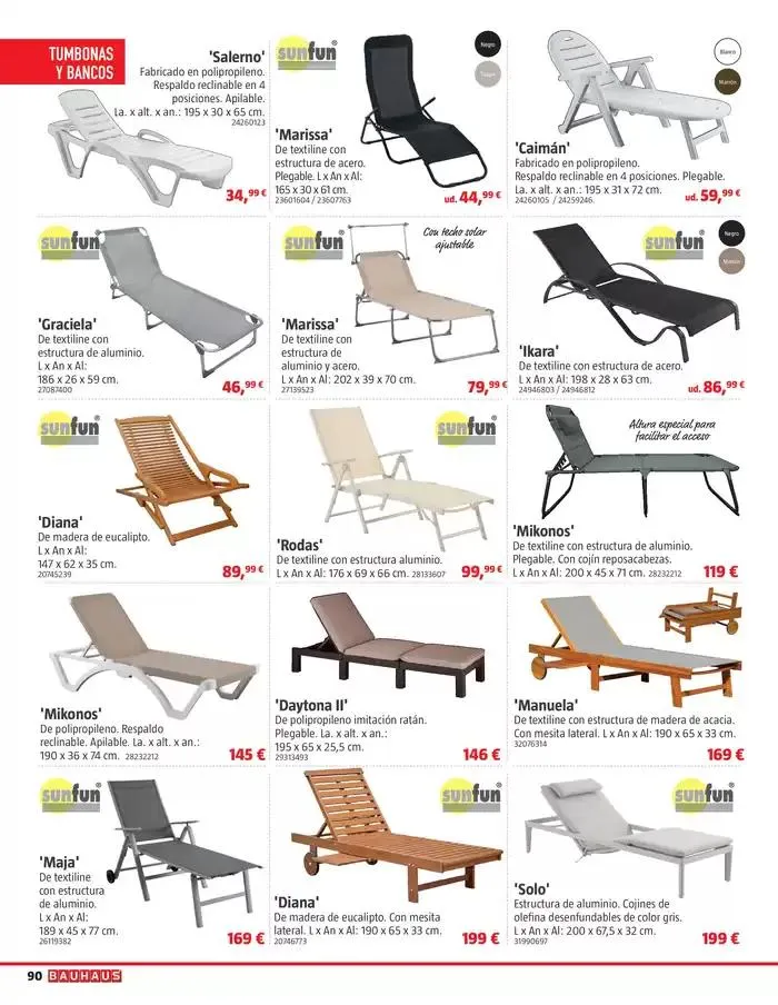 Catálogo de VERANO. Jardín, terraza, balcón.  26 de marzo al 20 de abril 2025 - Página 90