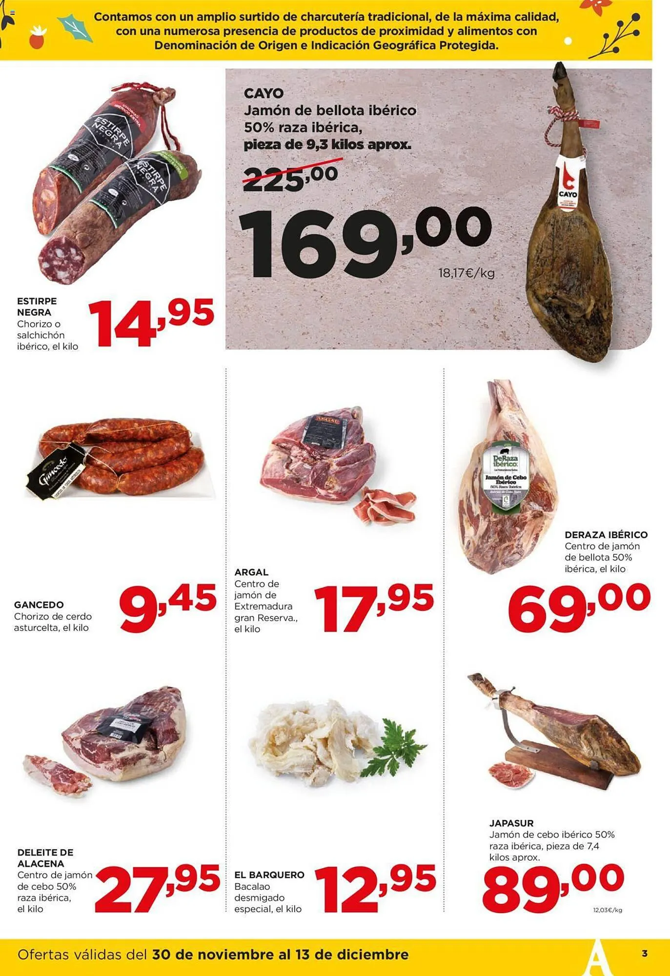 Catálogo de Folleto Alimerka 30 de noviembre al 13 de diciembre 2023 - Página 3