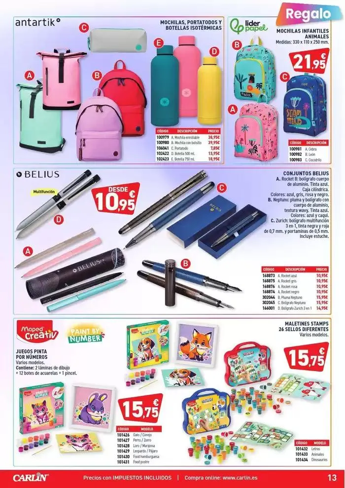 Catálogo de HIPER OFERTAS PAPELERÍA Nº5 1 de abril al 30 de junio 2025 - Página 13