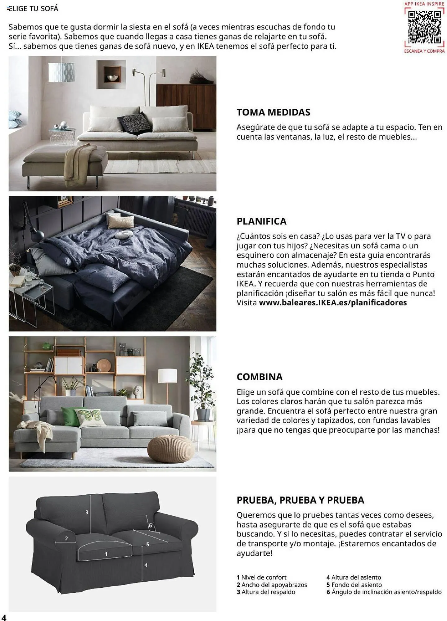 Catálogo de Folleto IKEA Sofás 4 de septiembre al 31 de enero 2025 - Página 4