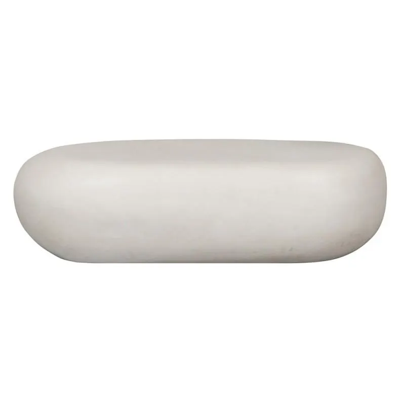 Pebble clay fiber coffee table 100cm