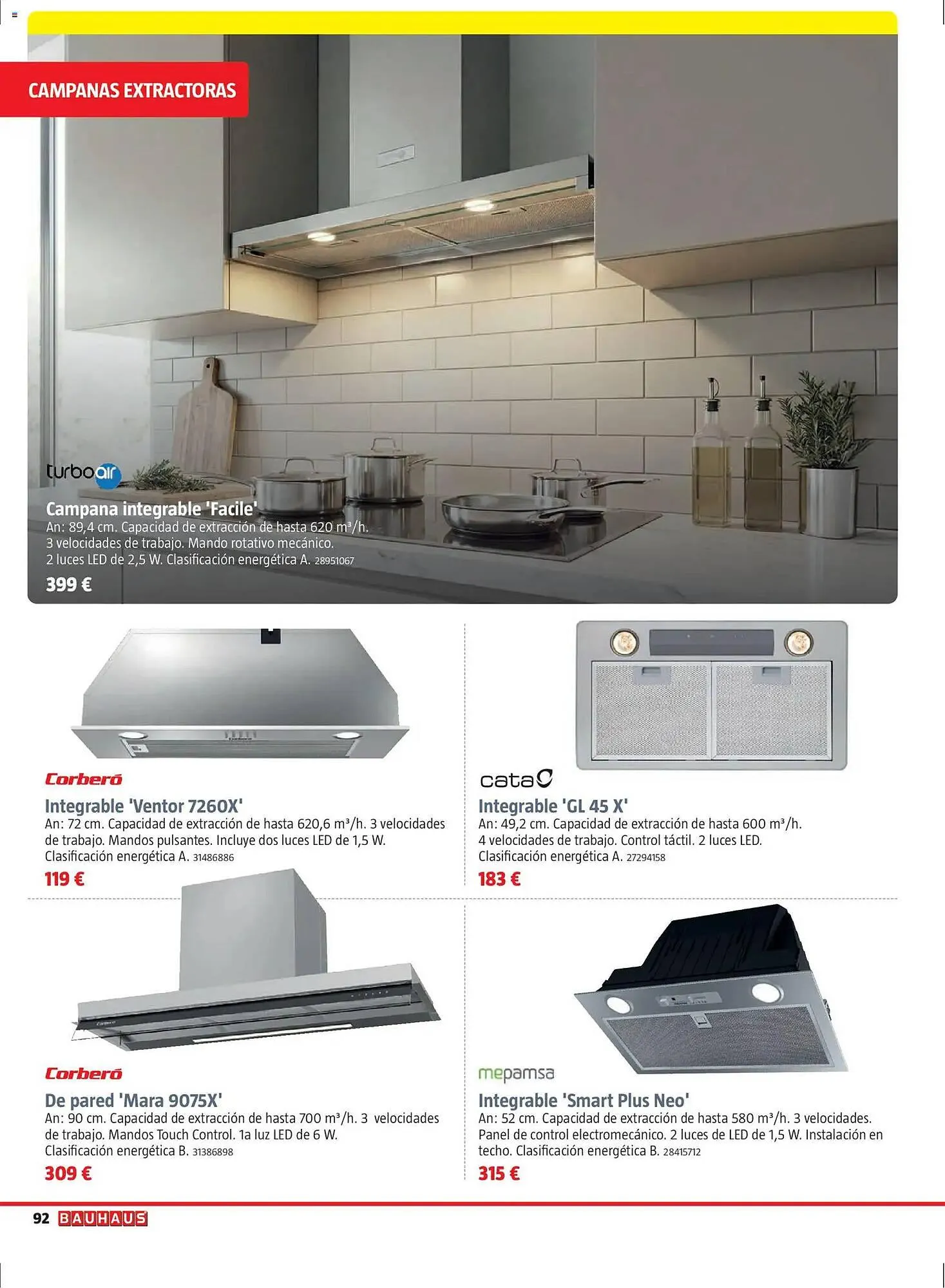 Catálogo de Catálogo Bauhaus 2 de marzo al 2 de abril 2026 - Página 92
