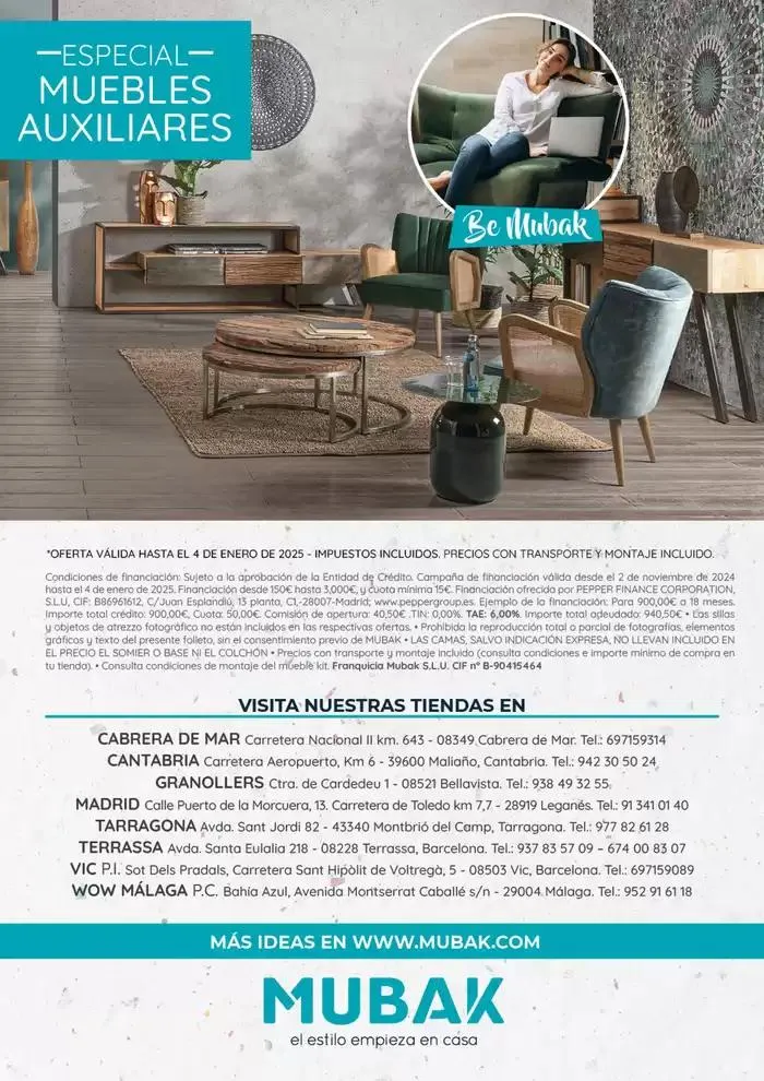Catálogo de Especial Muebles Auxiliares 4 de noviembre al 4 de enero 2025 - Página 16