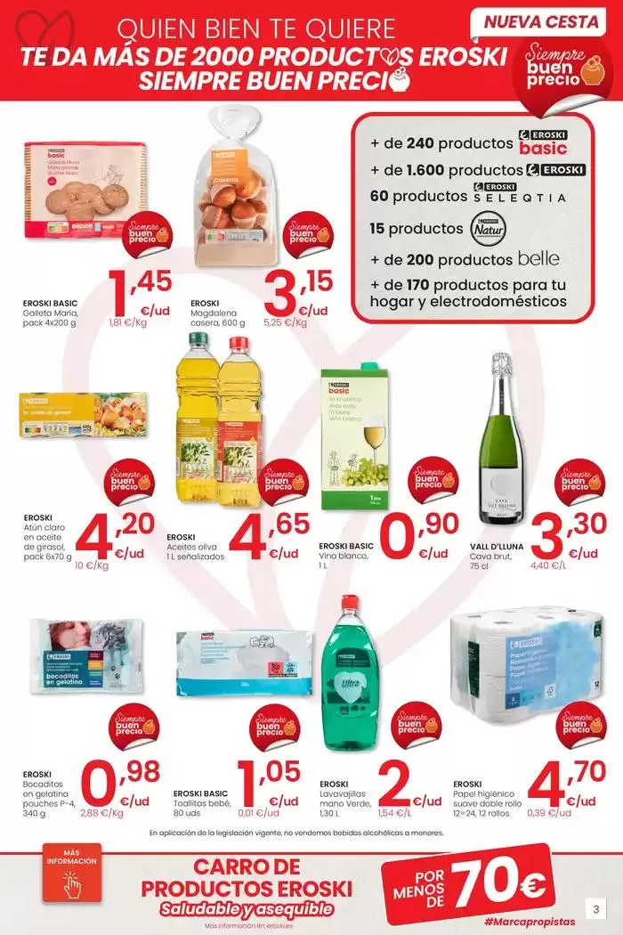 Catálogo de Precio más bajo EROSKI CENTER 27 de marzo al 8 de abril 2025 - Página 3
