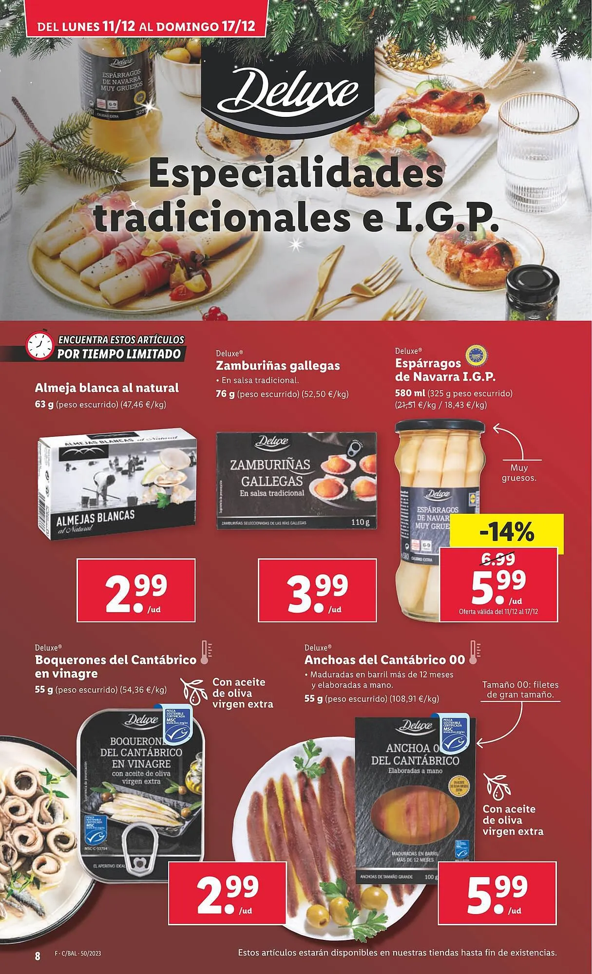 Catálogo de Folleto Lidl 11 de diciembre al 17 de diciembre 2023 - Página 8