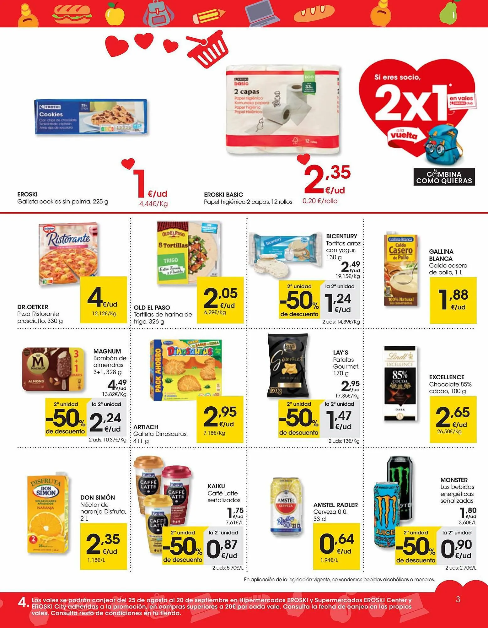 Catálogo de Folleto Eroski 24 de agosto al 6 de septiembre 2023 - Página 3