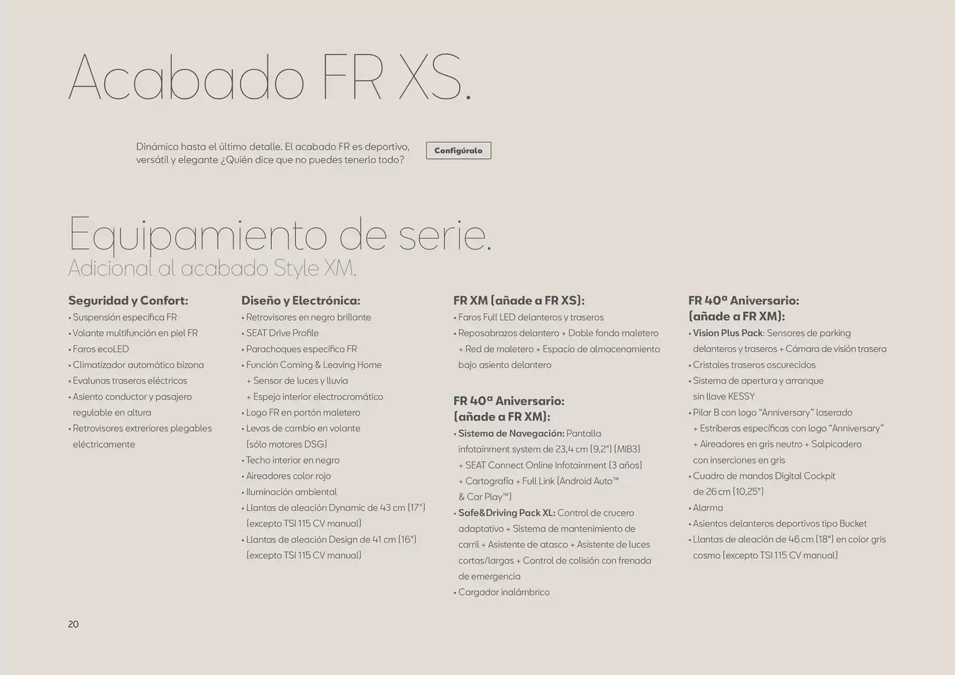 Catálogo de Folleto SEAT 22 de noviembre al 31 de julio 2025 - Página 20