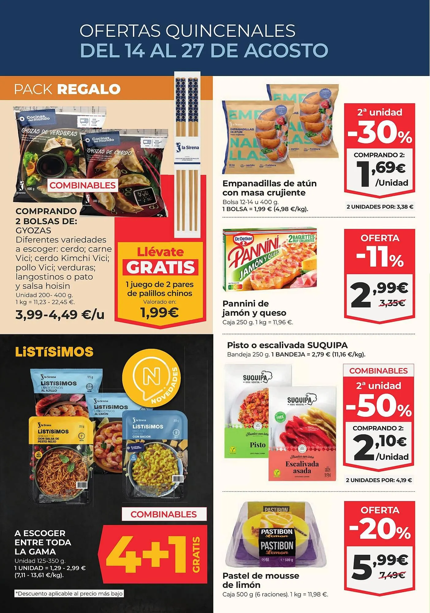 Catálogo de Folleto La Sirena 14 de agosto al 27 de agosto 2025 - Página 4