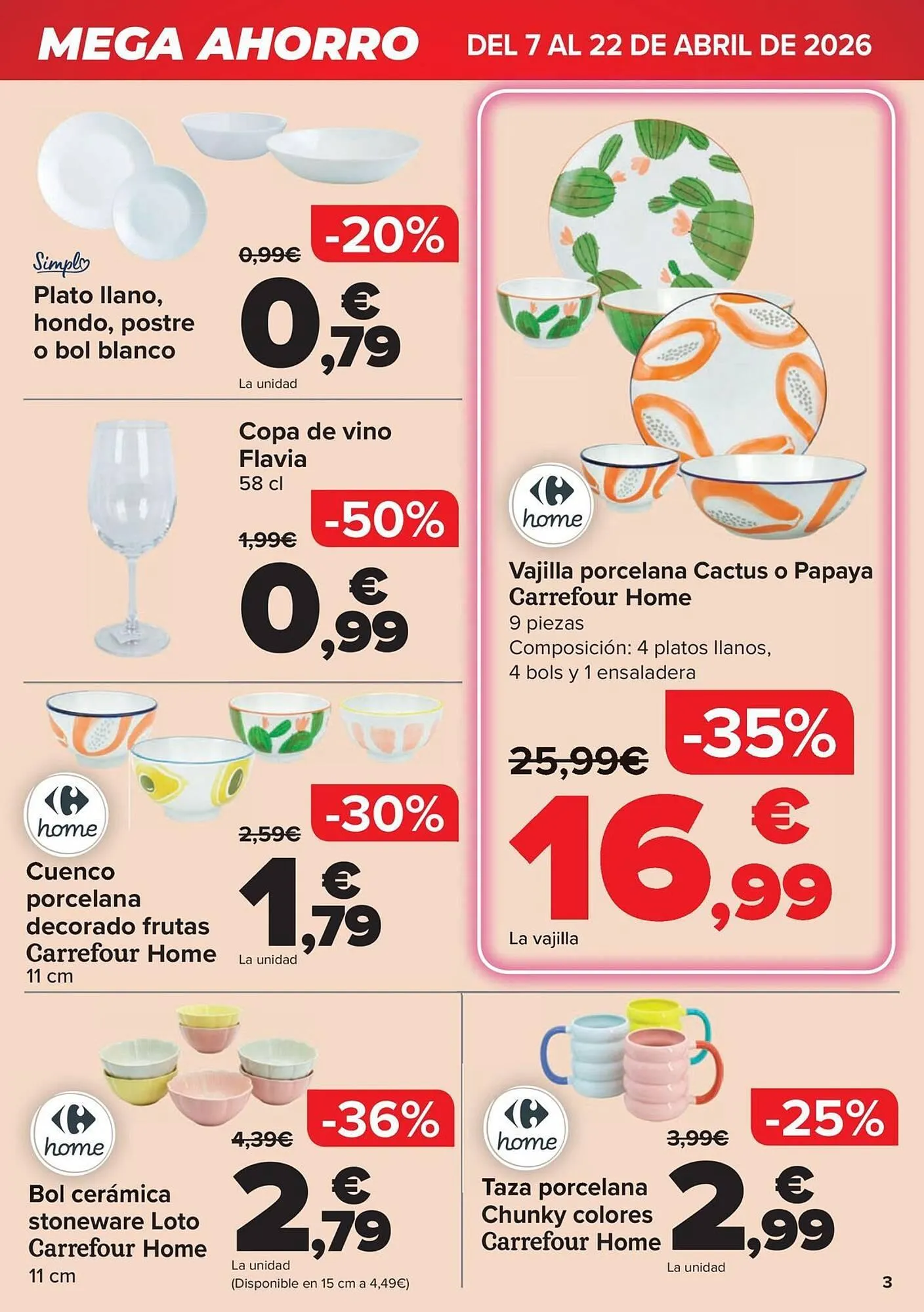 Catálogo de Folleto Carrefour 7 de abril al 22 de abril 2026 - Página 3