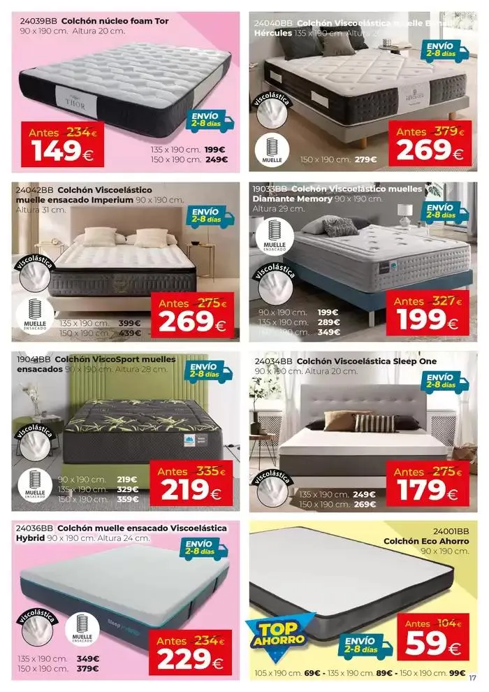 Catálogo de Más muebles por menos dinero 1 de octubre al 20 de octubre 2024 - Página 17