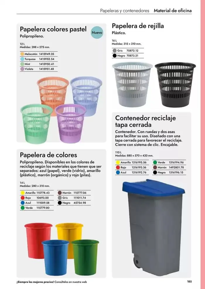 Catálogo de Catálogo Escolar 2025-2026 6 de mayo al 31 de diciembre 2026 - Página 187