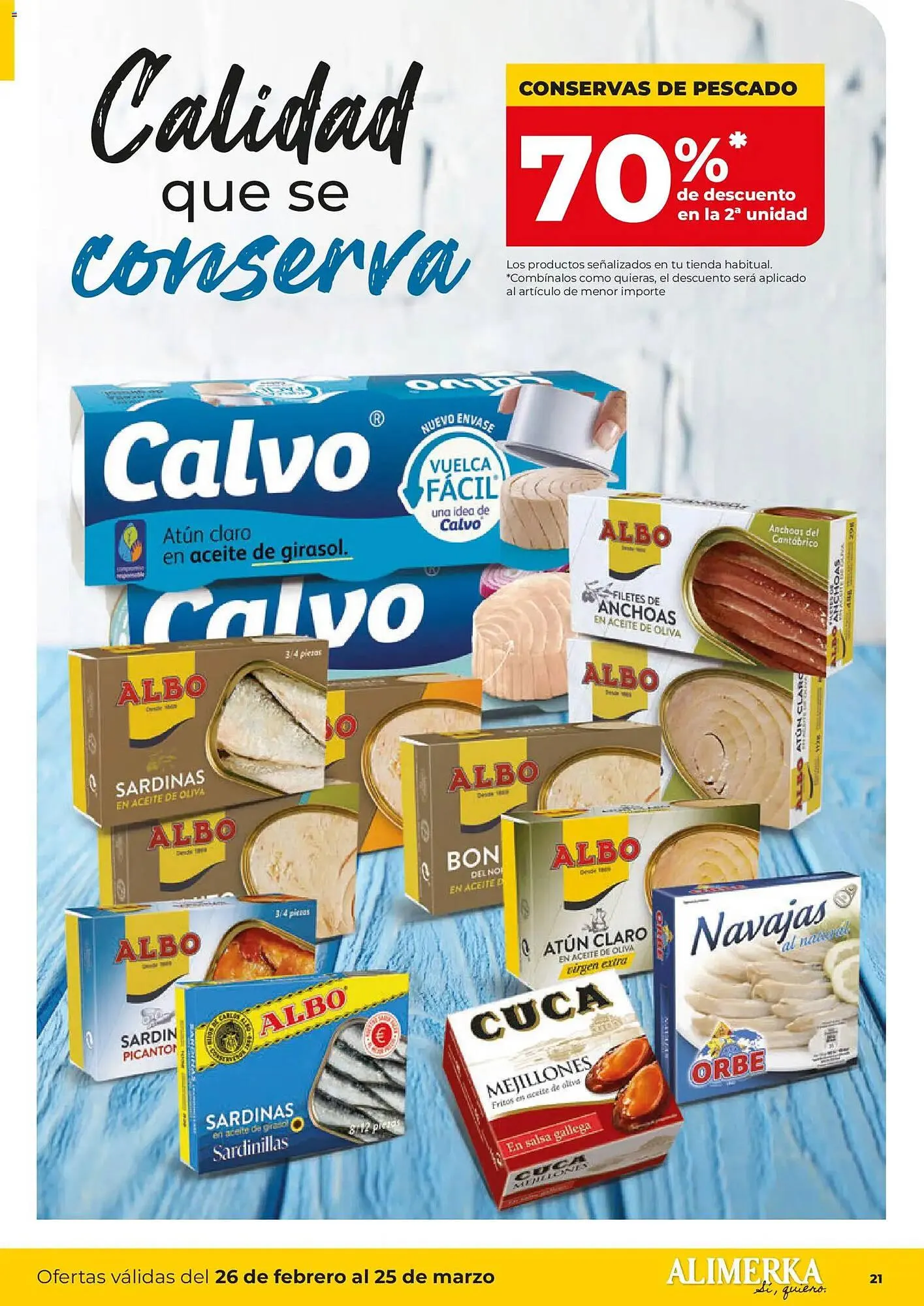 Catálogo de Folleto Alimerka 26 de febrero al 25 de marzo 2026 - Página 21