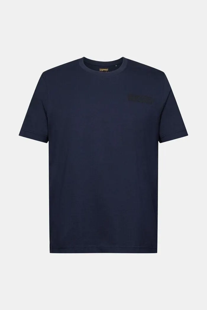 Camiseta en tejido jersey de algodón con diseño geométrico