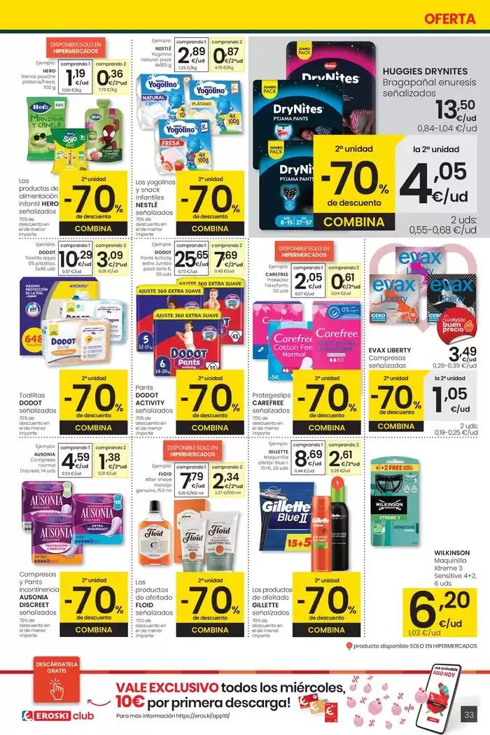 Catálogo de Más de 2000 productos, SIEMPRE A BUEN PRECIO HIPERMERCADOS EROSKI 4 de enero al 14 de enero 2025 - Página 33