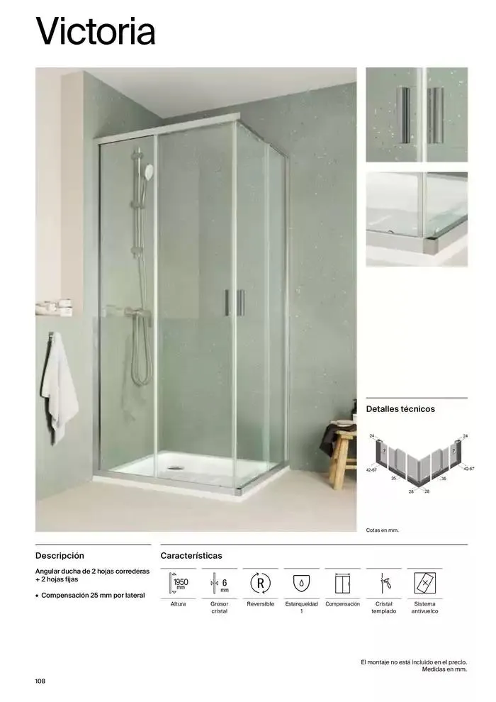 Catálogo de Mamparas de Baño 9 de enero al 31 de diciembre 2025 - Página 110