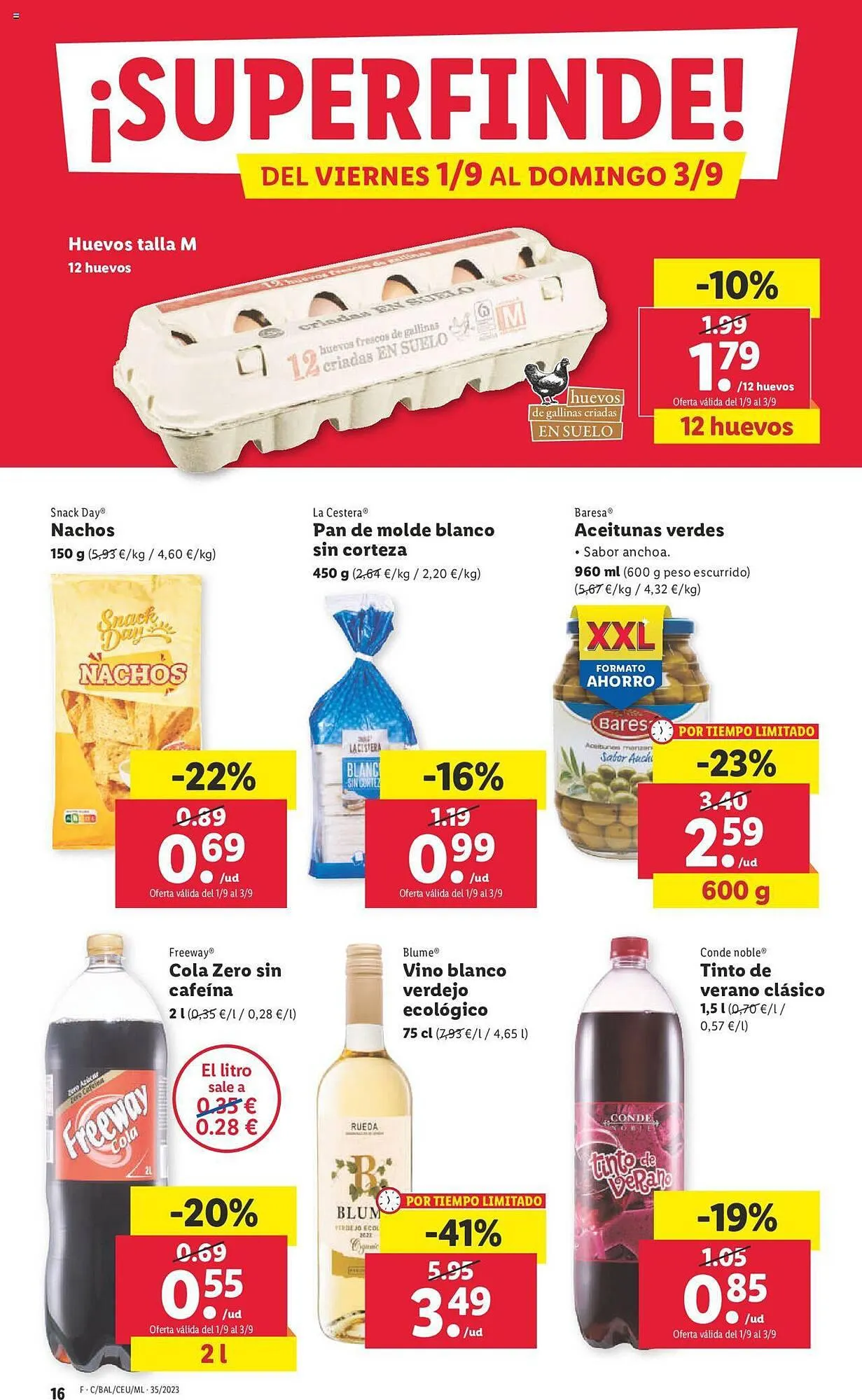 Catálogo de Folleto Lidl 28 de agosto al 3 de septiembre 2023 - Página 16