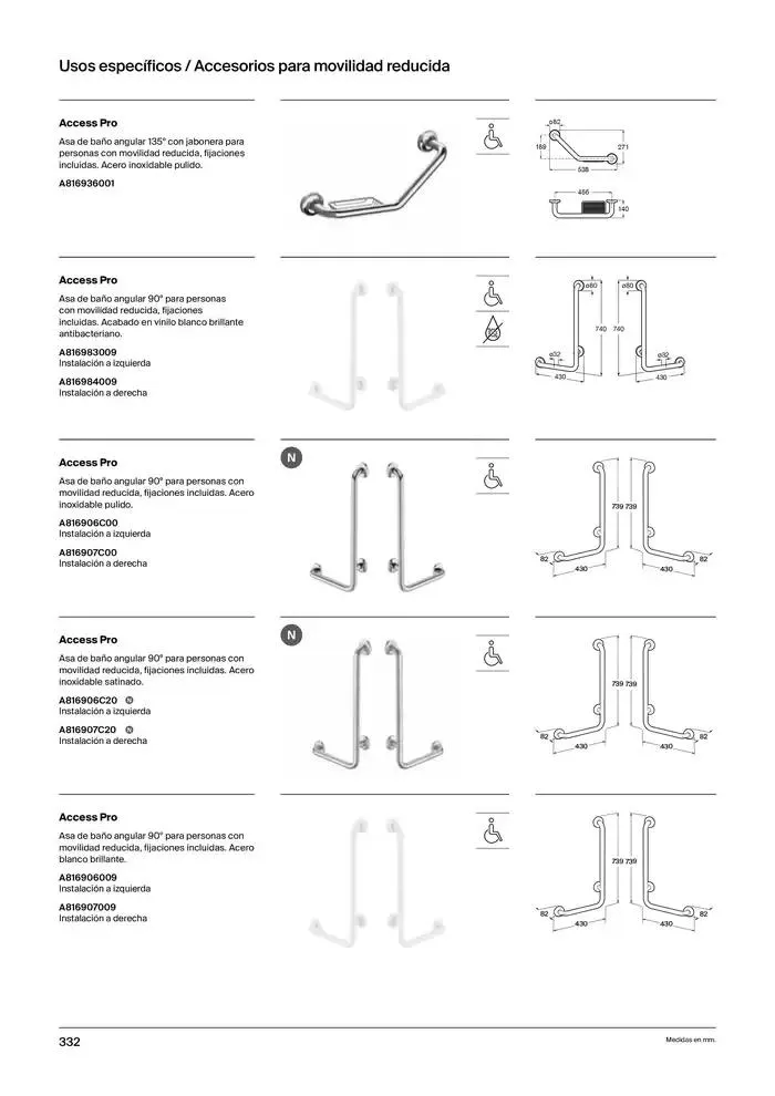 Catálogo de Colecciones de Baño, Muebles y Accesorios 9 de enero al 31 de diciembre 2025 - Página 334