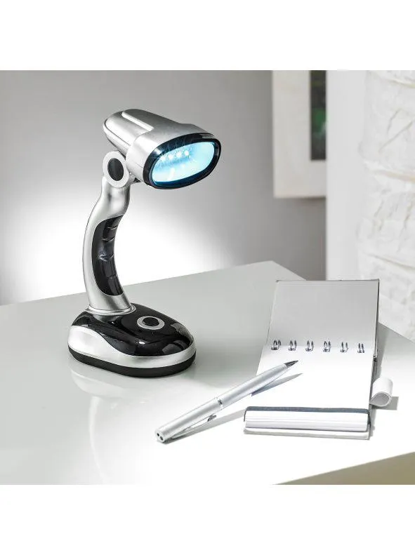 Lámpara de sobremesa 12 LEDS sin cables orientable