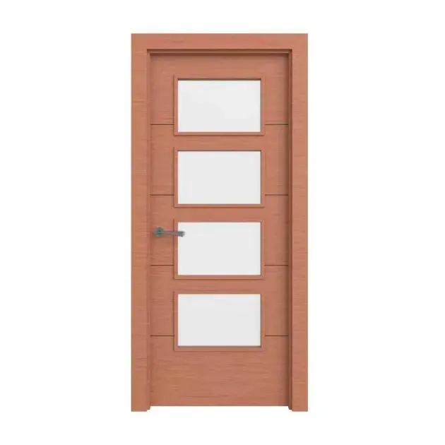 Puerta de Interior acristalada Dakar gris ceniza izquierda 203x72,5 cm