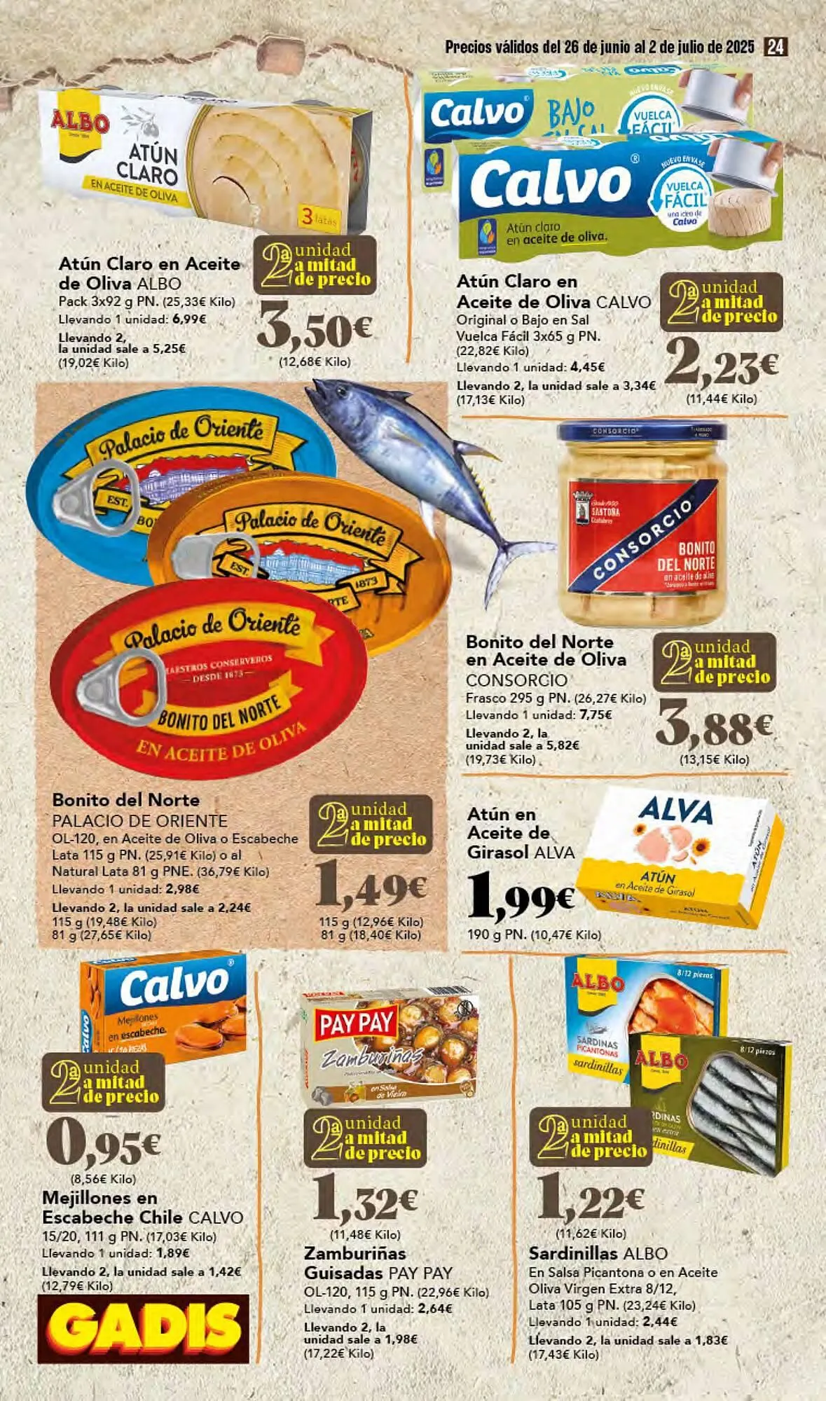 Catálogo de Folleto Gadis 26 de junio al 2 de julio 2025 - Página 24