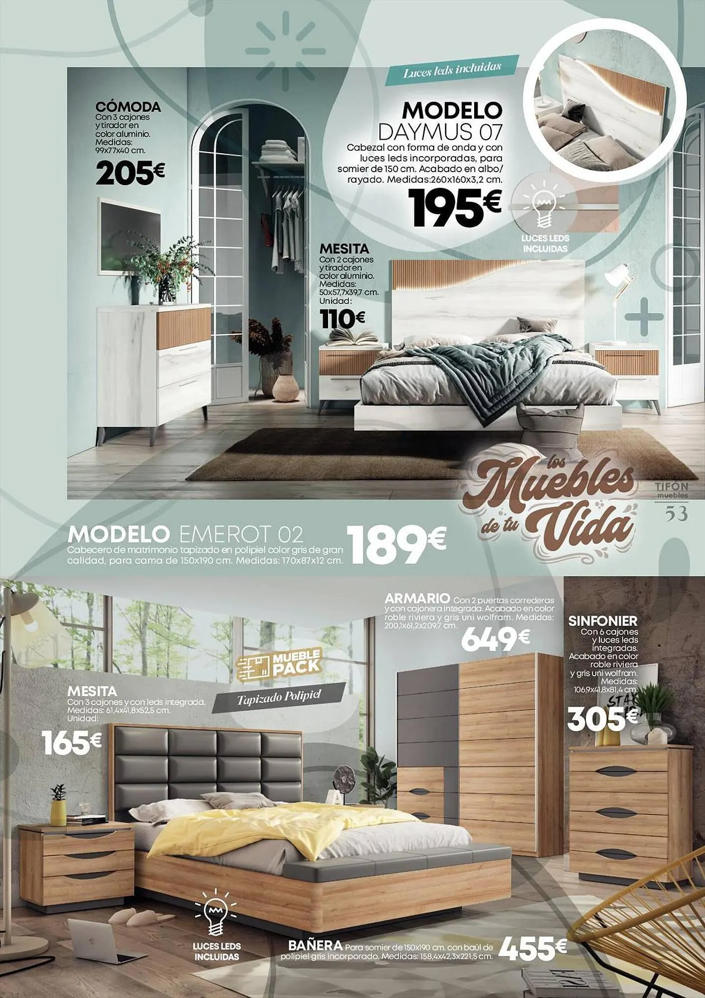 Catálogo de Folleto Tifón Hipermueble 24 de julio al 27 de julio 2023 - Página 53