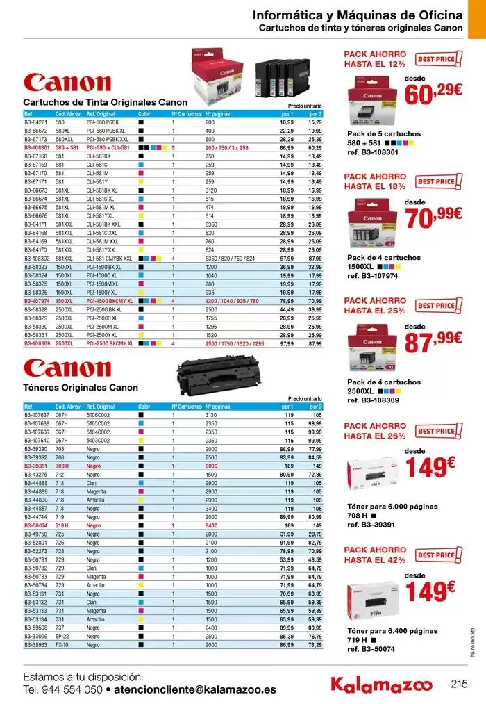 Catálogo de Staples Kalamazoo Catálogo General 9 de enero al 30 de septiembre 2025 - Página 215