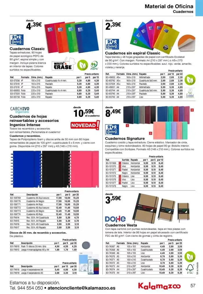 Catálogo de Staples Kalamazoo Catálogo General 9 de enero al 30 de septiembre 2025 - Página 57