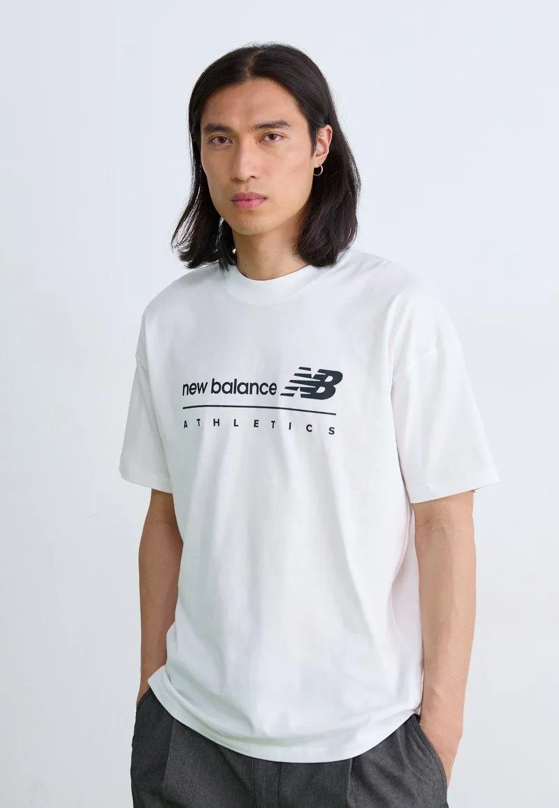 LINEAR GRAPHIC - Camiseta estampada - white