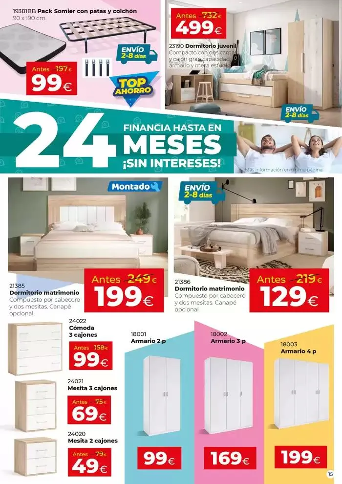 Catálogo de Más muebles por menos dinero 1 de octubre al 20 de octubre 2024 - Página 15