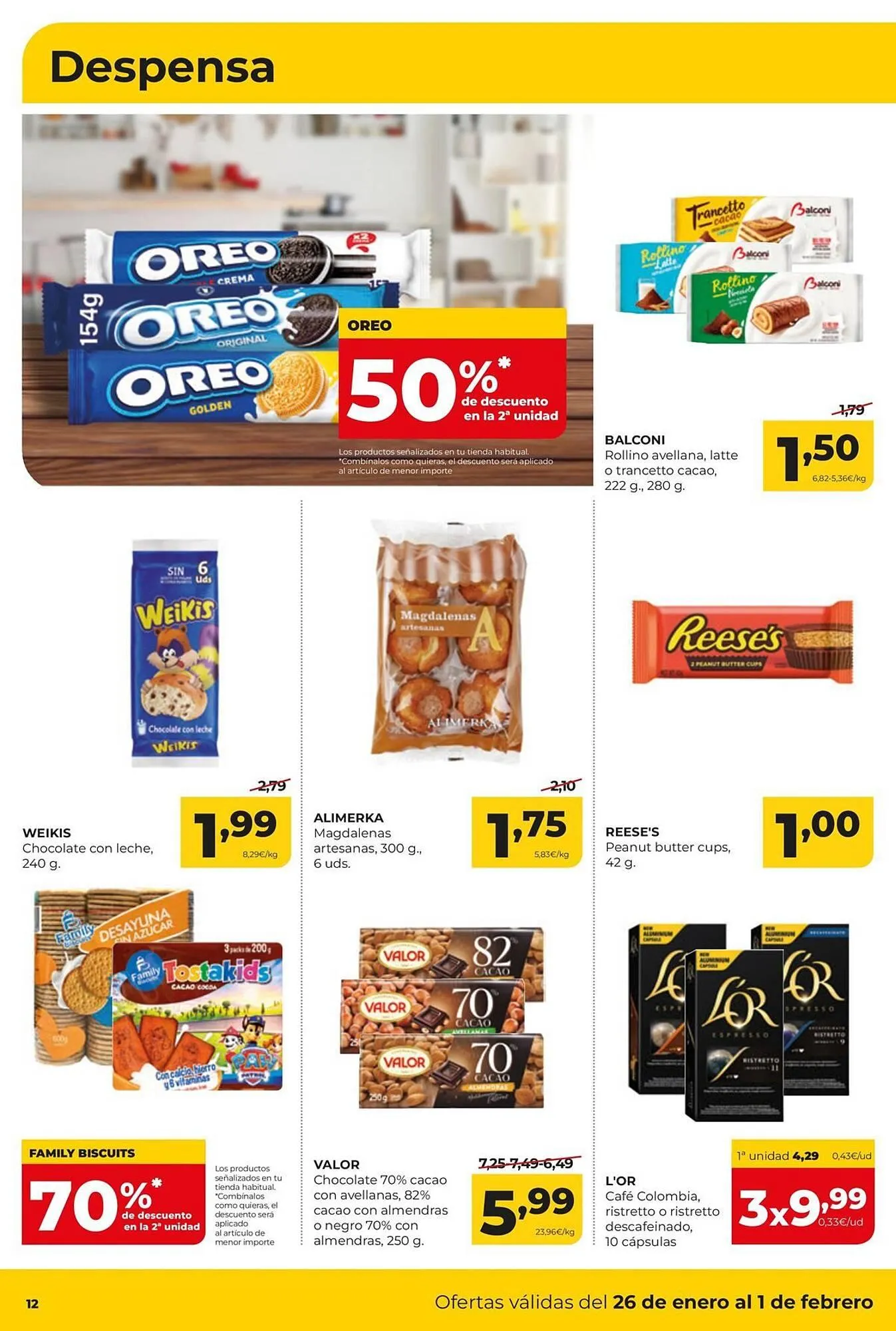 Catálogo de Folleto Alimerka 26 de enero al 1 de febrero 2026 - Página 12