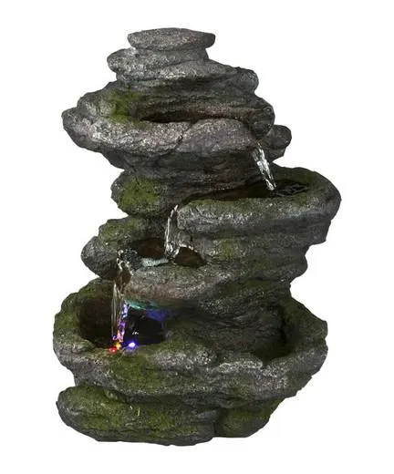 Fuente cascada poliresina Tormes