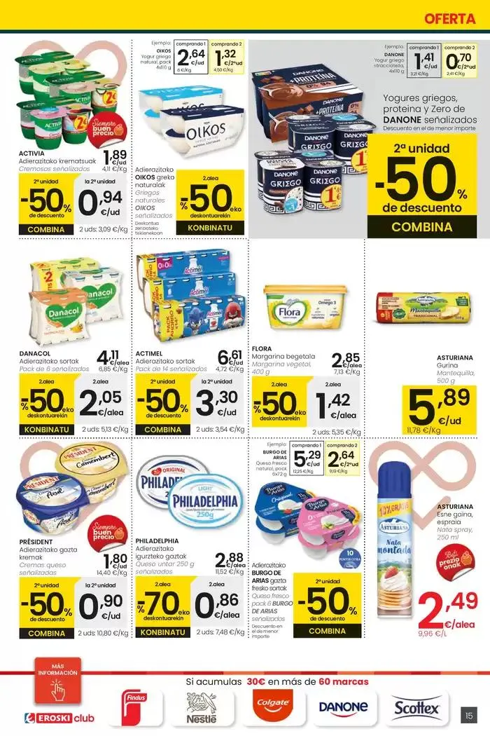 Catálogo de 2000 produktu baino gehiago, BETI PREZIO ONEAN HIPERMERKATUAK EROSKI 13 de febrero al 25 de febrero 2025 - Página 15