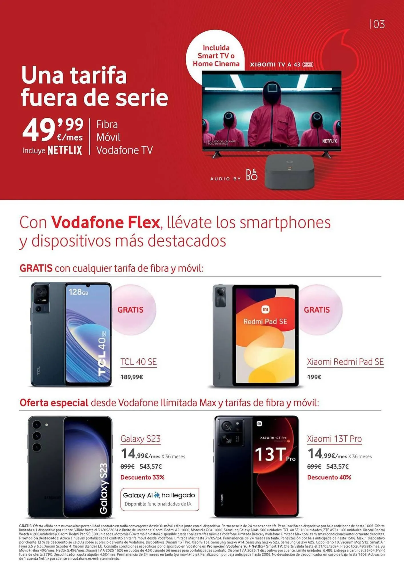Catálogo de Folleto Vodafone 17 de abril al 31 de mayo 2024 - Página 3