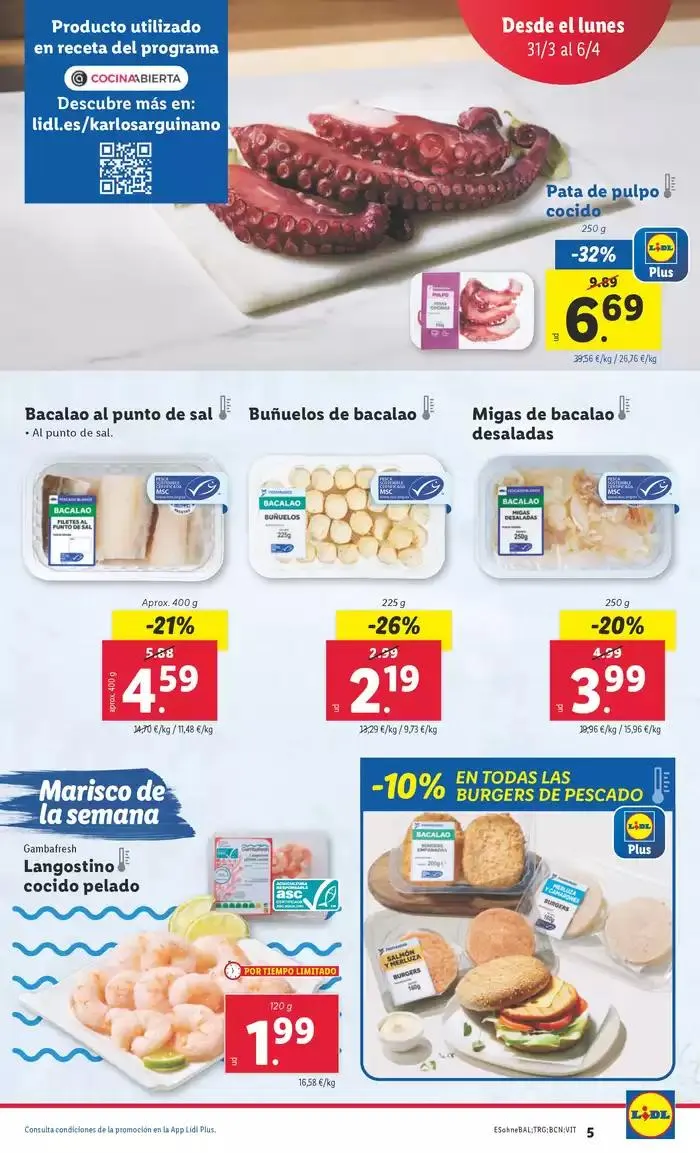 Catálogo de № 1 PRECIO - Ofertas válidas del 31/03 al 06/04 31 de marzo al 6 de abril 2025 - Página 5