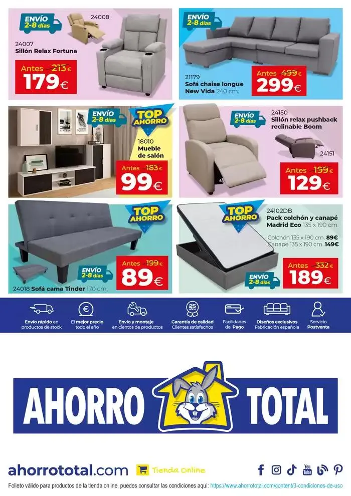 Catálogo de Más muebles por menos dinero 1 de octubre al 20 de octubre 2024 - Página 18