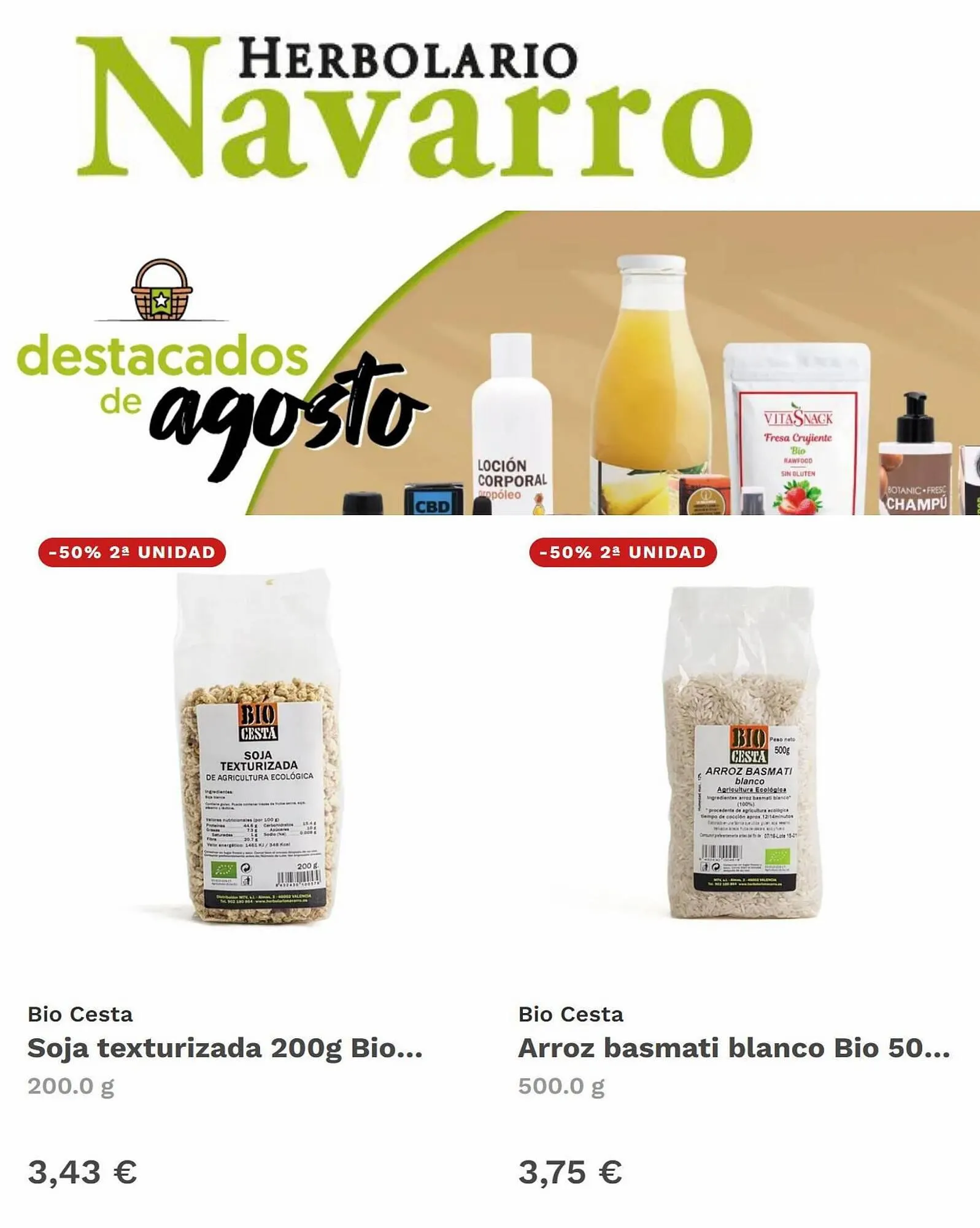 Catálogo de Folleto Herbolario Navarro 9 de agosto al 20 de agosto 2023 - Página 5