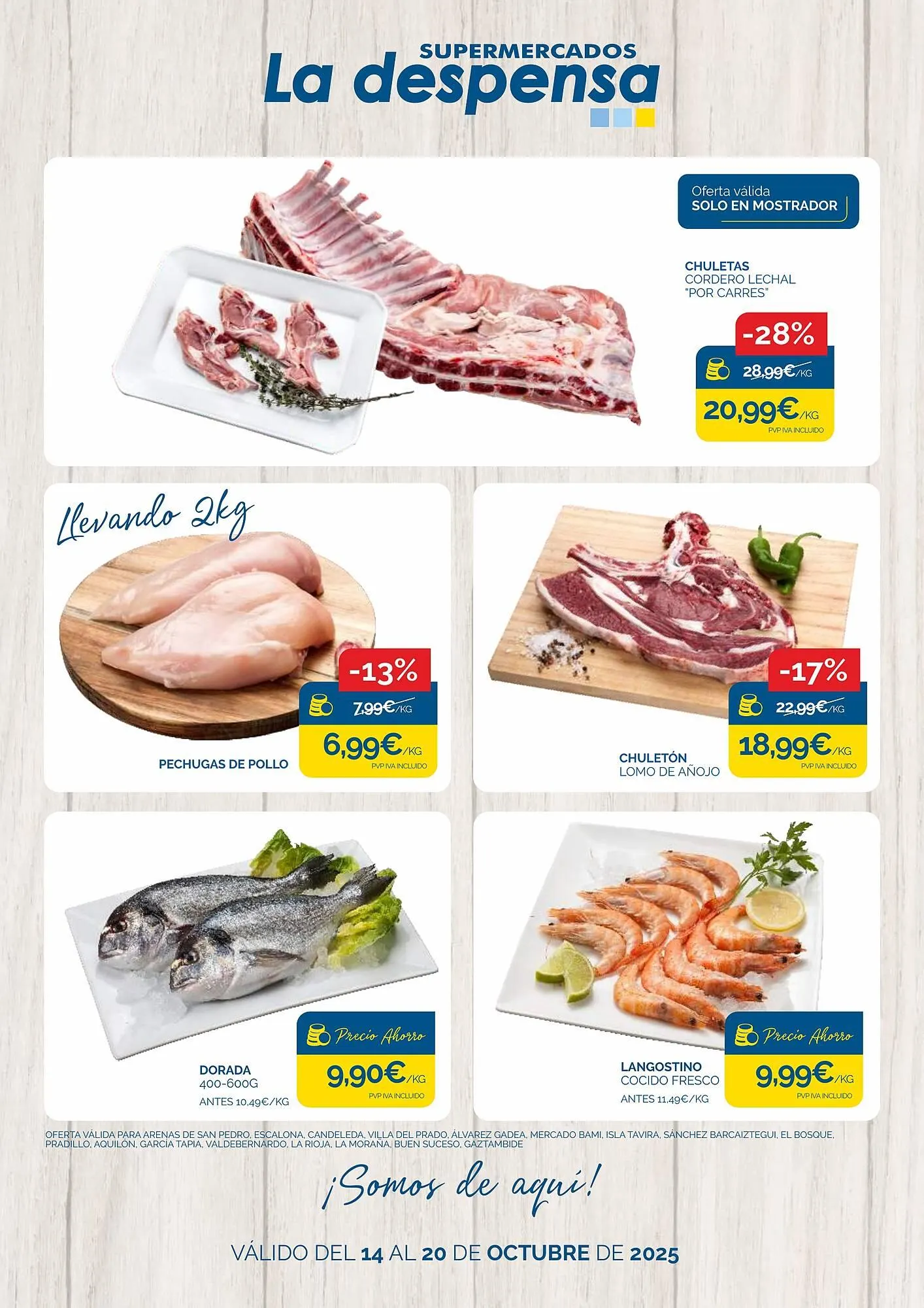 Catálogo de Folleto Supermercados La Despensa 14 de octubre al 20 de octubre 2025 - Página 1