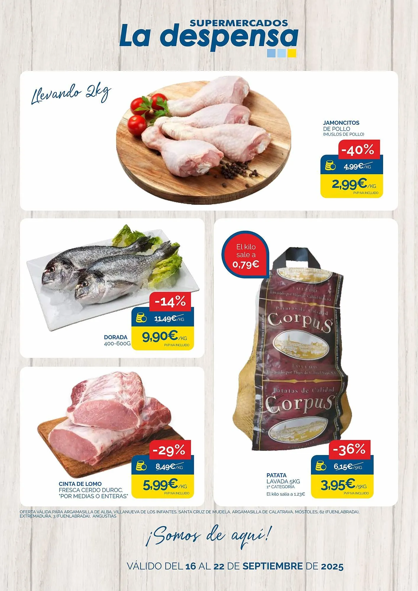 Catálogo de Folleto Supermercados La Despensa 16 de septiembre al 22 de septiembre 2025 - Página 1