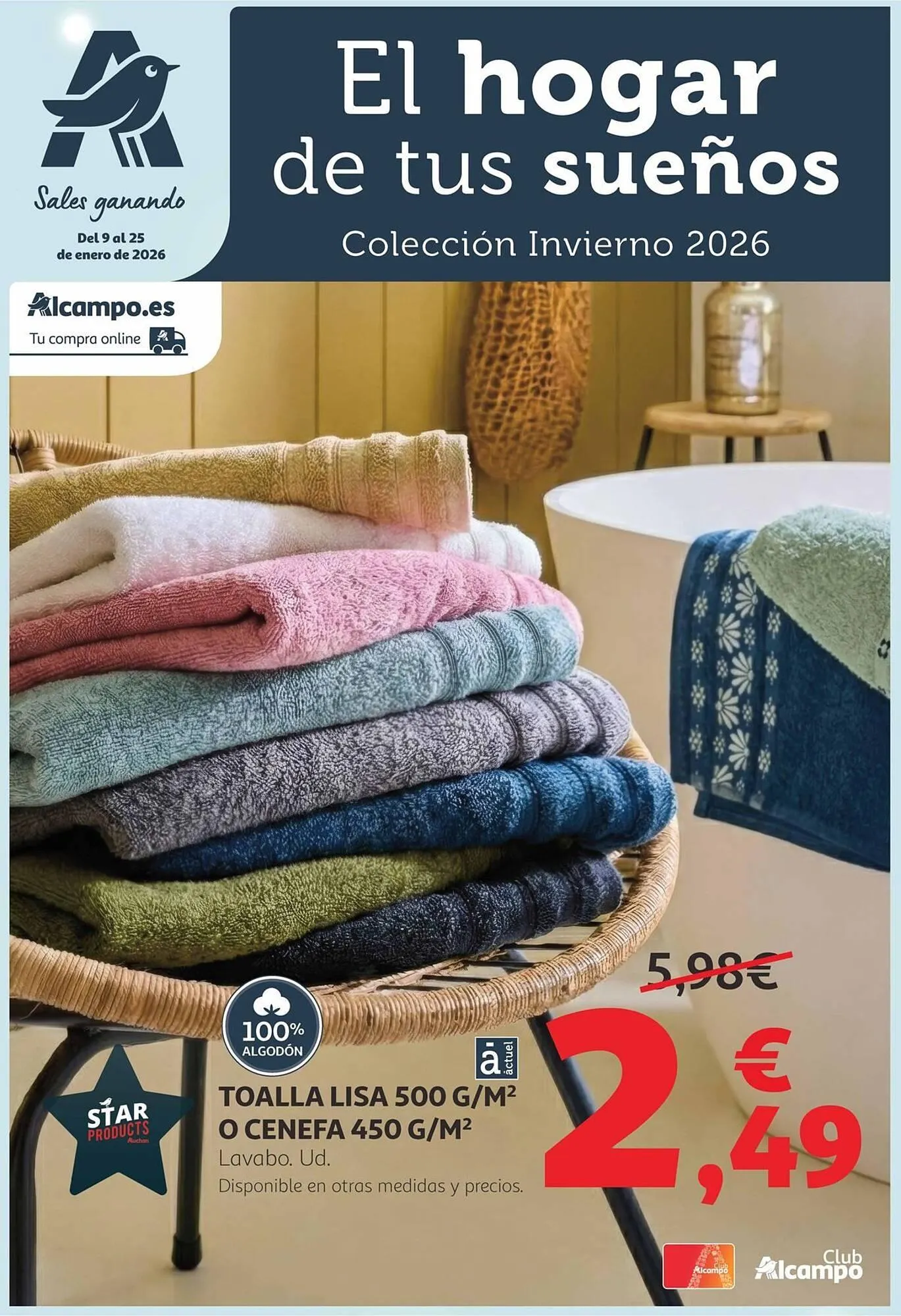 Catálogo de Folleto Alcampo 9 de enero al 25 de enero 2026 - Página 1