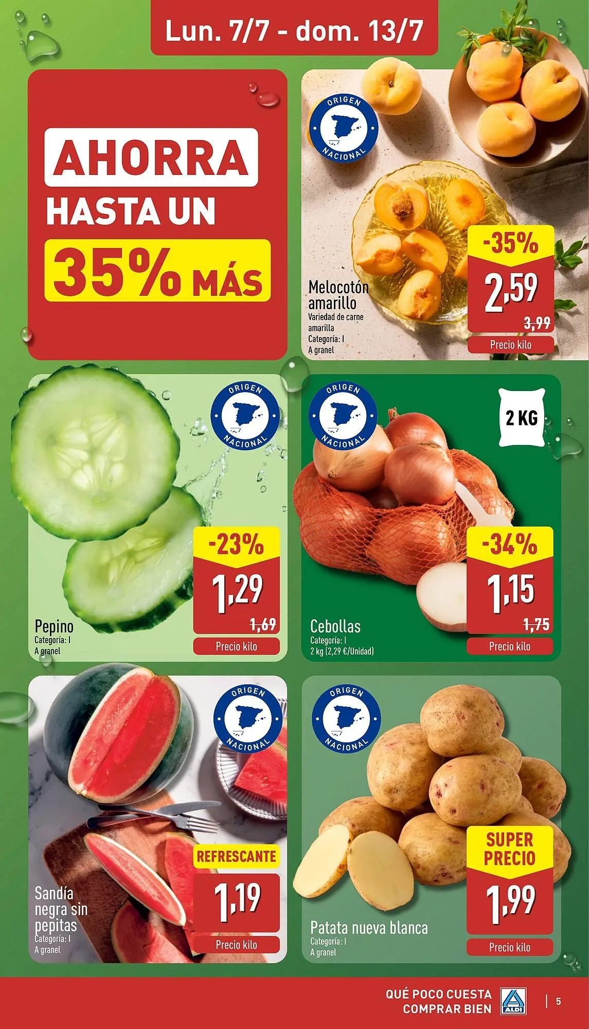 Catálogo de Folleto ALDI 7 de julio al 13 de julio 2025 - Página 5
