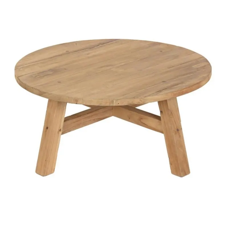 Wooden Side Table Ø90cm, natural