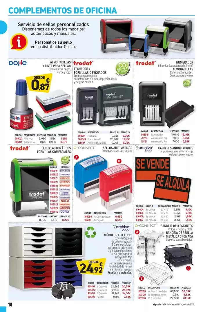 Catálogo de ESPECIAL ARCHIVO 6 de febrero al 11 de junio 2025 - Página 14