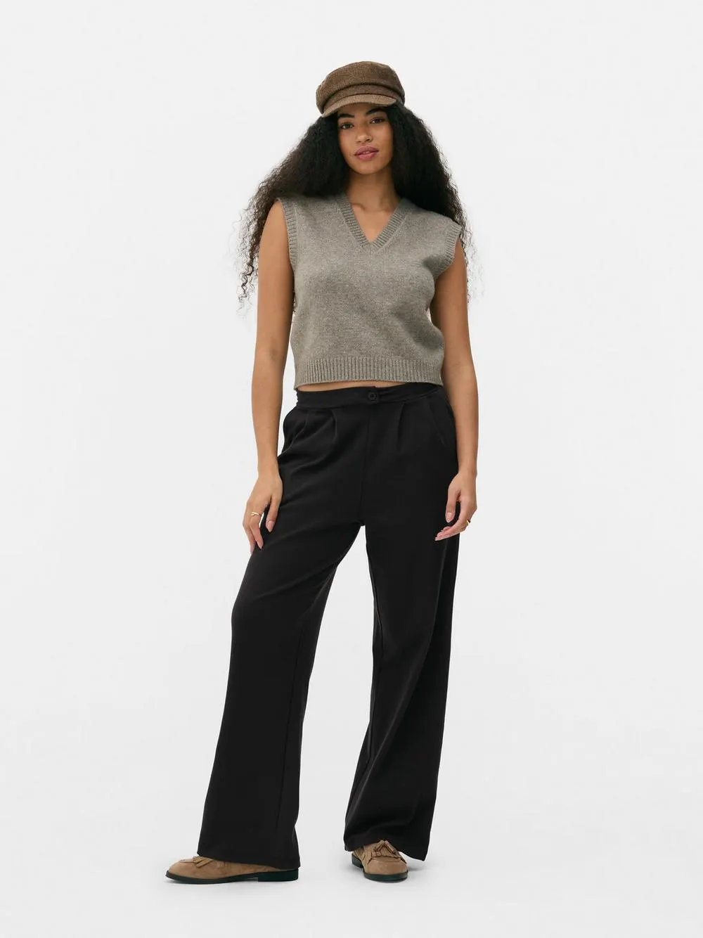 Joggers de vestir de pernera ancha