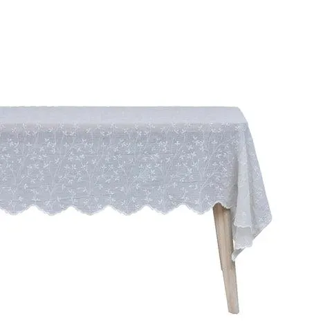 Eloise tablecloth 280x160 cm. off white ,