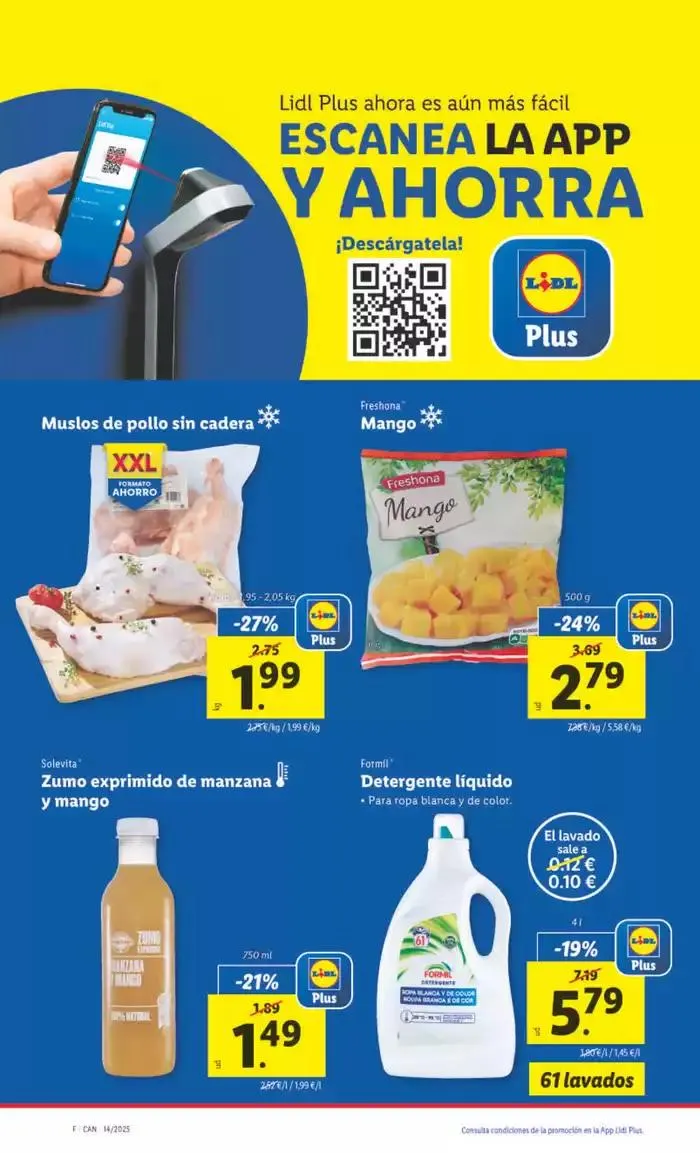 Catálogo de № 1 PRECIO - Ofertas válidas del 31/03 al 06/04 31 de marzo al 6 de abril 2025 - Página 14
