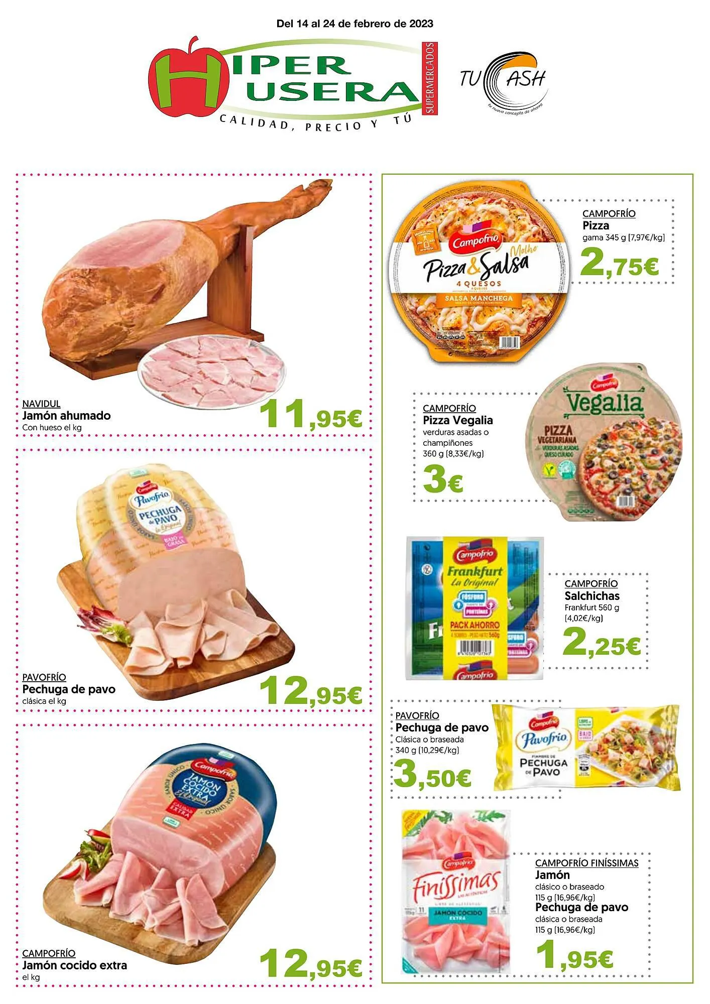 Catálogo de Folleto Hiper Usera 14 de febrero al 24 de febrero 2024 - Página 1