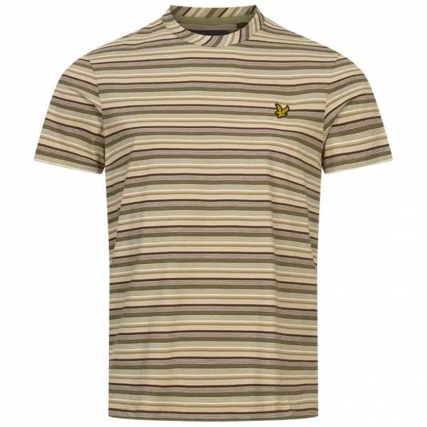 Lyle y Scott Multi Stripe Hombre Camiseta TS1417V-W321