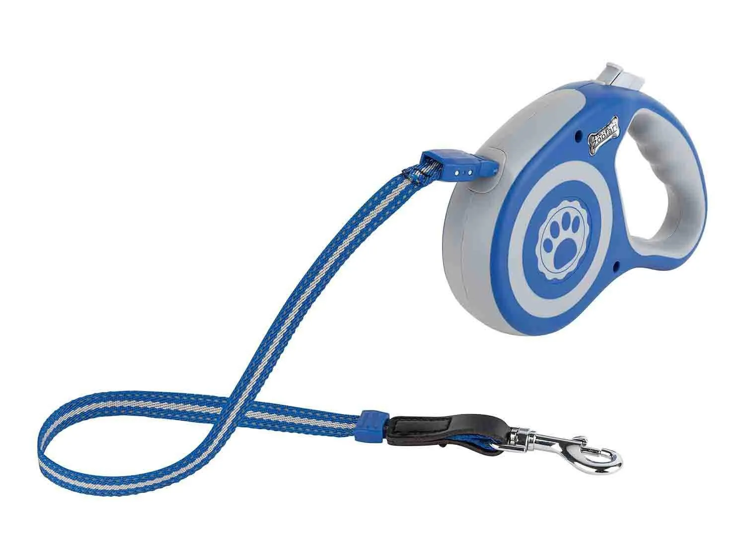 Correa extensible con función retráctil para perro pequeño